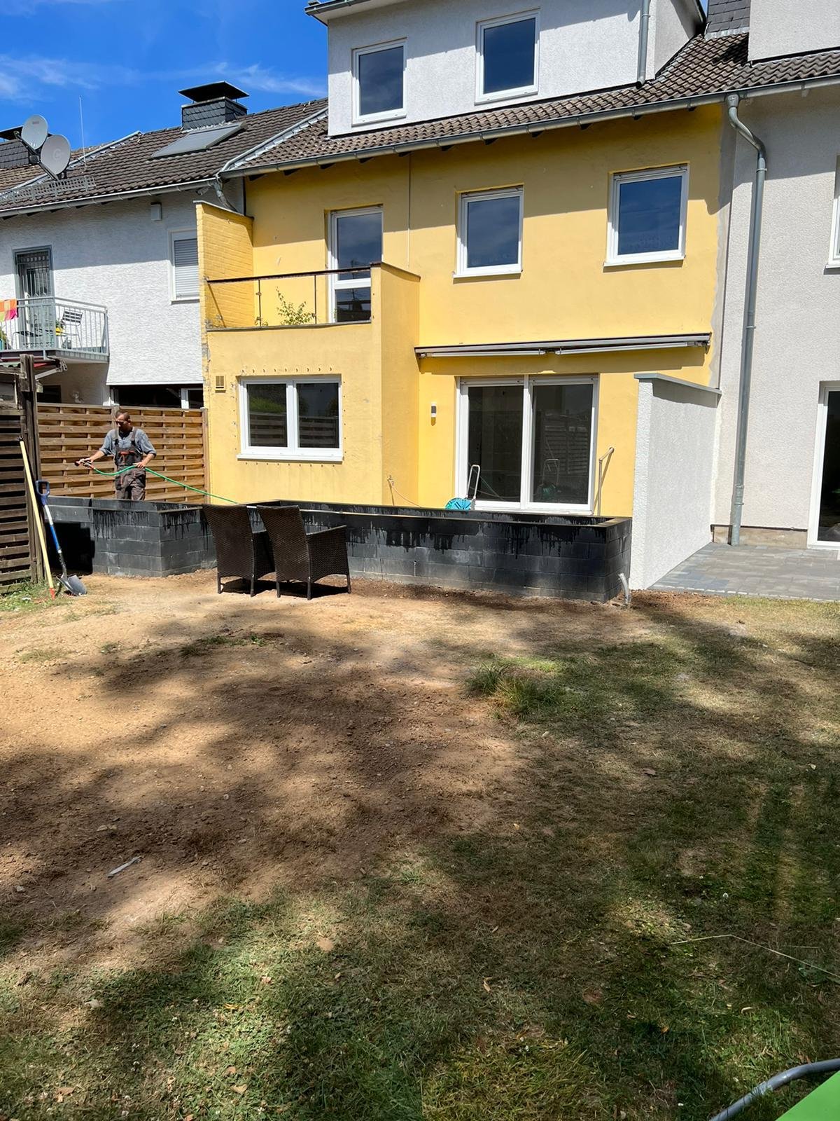 Fassadenanstrich Einfamilienhaus